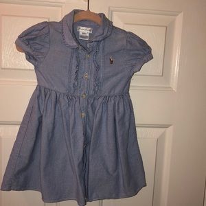 Sweetest little denim dress🎀